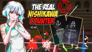 THE REAL COUNTER NISHIKAWA FULLY BUFF DI THE SPIKE VOLLEYBALL COLOSSEUM MOBILE