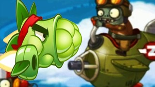 Plants Vs Zombies 2 Chines Máy Bay Măng Tây VS Máy Bay Zombie Ai Sẽ Thắng??? Hoa Quả Nổi Giận 2