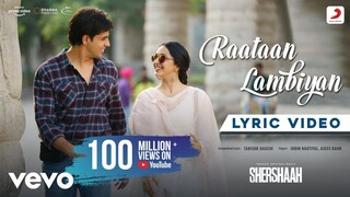 Raataan Lambiyan - Lyric Video|Shershaah|Sidharth – Kiara|Tanishk B.|Jubin|Asees