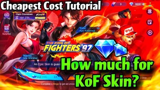 HOW MUCH FOR KOF SKIN + RECALL?💎 CHEAPEST COST TUTORIAL KOF '97 SKIN💸💰