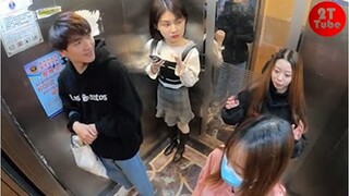 2T Elevator Prank Asia #29 (Eng Sub)