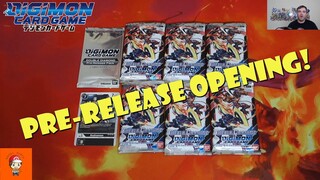 BT6 Double Diamond PreRelease Kit Opening - Actually Nuts! (Digimon TCG Opening)