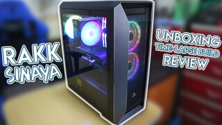 So Pogi! Rakk Sinaya Unboxing, Time-Lapse Build, Review + Fryst CPU Coolers!