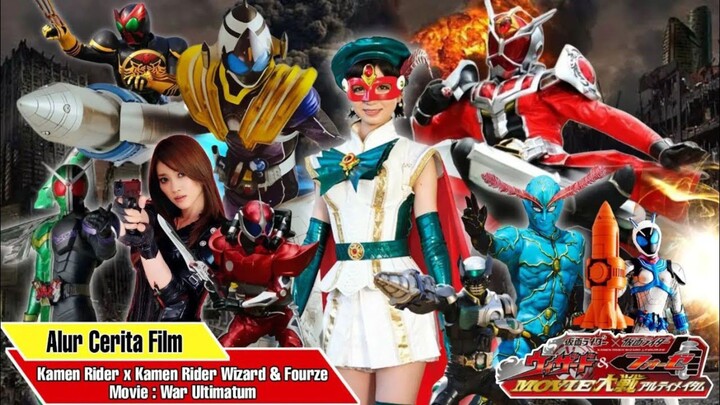 MISI PENYELAMATAN MASA DEPAN   Alur Cerita  Kamen Rider x Kamen Rider Wizard   Fourze War Ultimatum