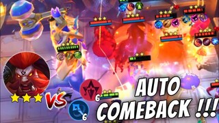 MINOTAUR FOR THE WIN VS FULL 6 MAGE 6 MYSTIC !! AUTO COMEBACK !! MAGIC CHESS MOBILE LEGENDS