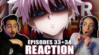 DONT MESS WITH KILLUA! Hunter x Hunter Episodes 33-34 REACTION!