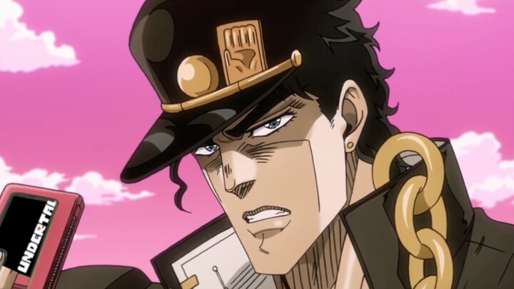 Jotaro mengalahkan air mani dan bunga kotor