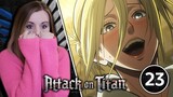Female Titan Identity Revealed! - Attack On Titan Episode 23 Reaction