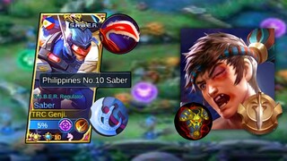 THIS IS HOW TO DESTROY CHOU IN EXP LANE USING SABERPHOBIA!!!