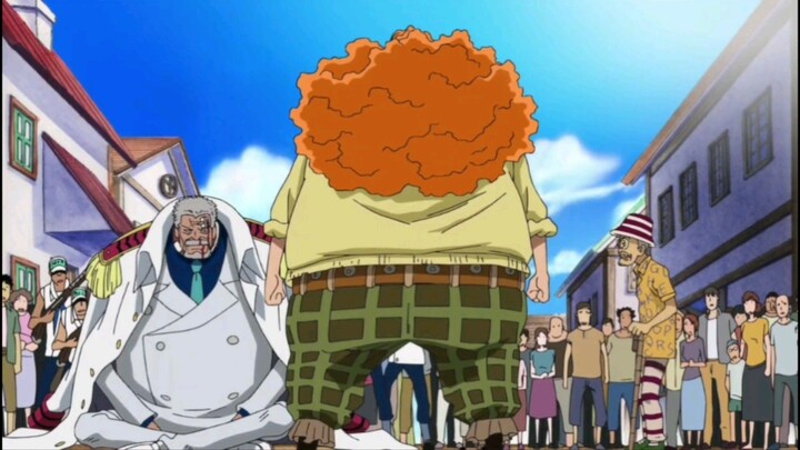 Moment ketika Dadan marah kepada Garp atas kematian Ace. [Moment sedih di one piece].