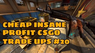 CHEAP INSANE PROFIT TRADE UPS #20 | CSGO Trade-ups 2020 | elsu