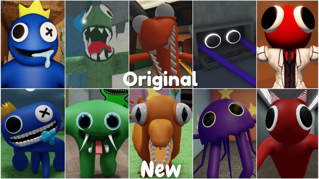 RAINBOW FRIENDS RP New Update ALL JUMPSCARES RED 