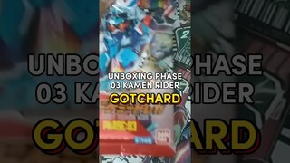 #shorts UNBOXING RIDE CHEMY CARD KAMEN RIDER GOTCHARD