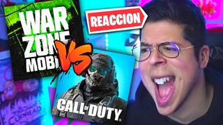 Call of Duty Mobile vs Call of Duty Warzone Mobile Comparación - REACCIÓN