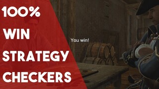 AC 3 Remastered: How To Play Cowboy Checkers 100% Win Strategy (Guide\Tips\Tricks)