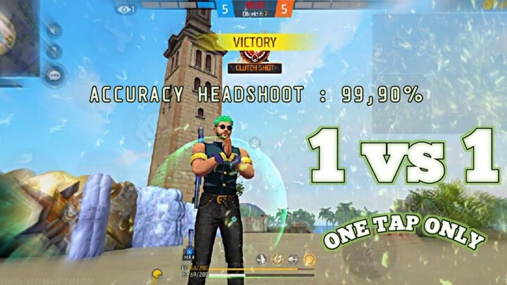 1 VS 1 ONE TAP ONLY  99,90% ACCURACY  NEMBAK HEADSHOT