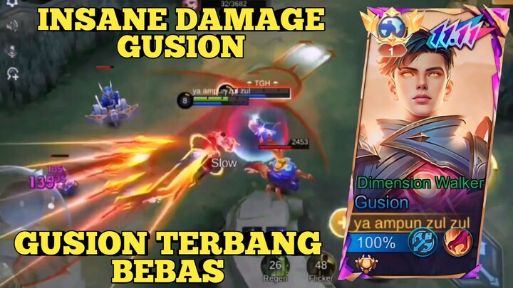Insane Damage Gusion, Gusion Terbang Bebas