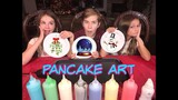 Pancake Art Challenge EXPLOSIVE batter with cast from MANI Piper Rockelle and Sofie Fergi