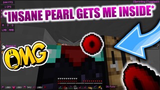 INSANE PEARL INTO NOOBS BASE (Enchanting Table?)  | Minecraft HCF