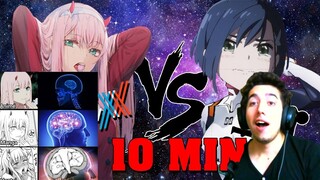 Reacting to Gigguk Darling in the FranXX IN 10 MINUTES
