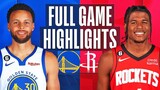 WARRIORS vs ROCKETS FULL GAME HIGHLIGHTS | November 20, 2022 | Warriors vs Rockets Highlights NBA2K