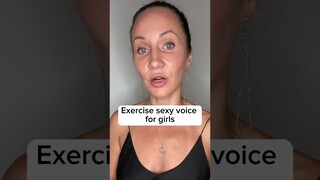 Sexy Voice Exercise for Girls #voice #vocal #shorts