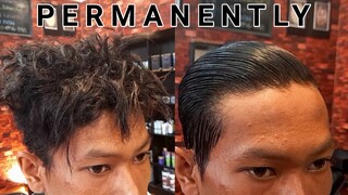 tutorial meluruskan rambut sendiri di rumah, 100% berhasil