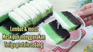 Resep Brownies Pandan Coklat Lembut Dan Moist Pakai Terigu Protein Sedang