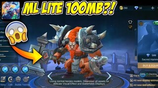 ML LITE 100MB! 🤩 - Mobile Legends Lite 100MB - High Fps + Fast Loading | MLBB