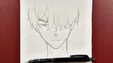 Easy to draw | how to draw anime boy easy step-by-step