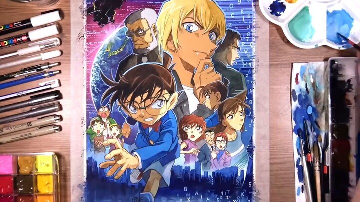 Detective Conan (名探偵コナン_ ゼロの執行人) - Watercolor Painting - Part 5