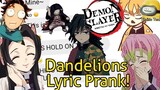 Demon Slayer Lyric Prank! Dandelions by Ruth B. | Demon Slayer Texting Story | Titanic Texts |