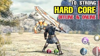 Top 10 Strong HARD CORE Games RPG for Android iOS (OFFLINE & ONLINE) | Best HARD CORE games Android