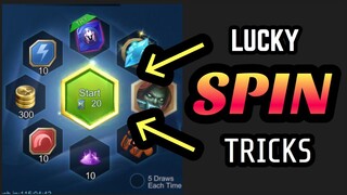 LUCKY SPIN TRICKS 2020 | MOBILE LEGENDS