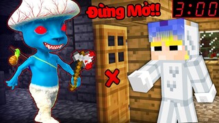 ĐỪNG MỞ CỬA CHO SMURF CAT.EXE VÀO 3H SÁNG TRONG MINECRAFT*TÔ GÀ THỬ THÁCH THOÁT KHỎI MÈO XÌ TRUM