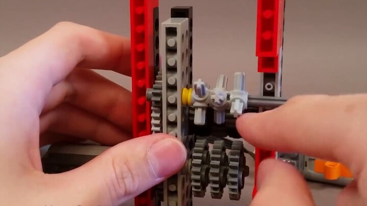 [LEGO Building] LEGO gear shredder, if that doesn’t work, use it to press noodles!