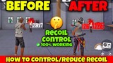 How to Control/Reduce Recoil in Free Fire | No Recoil Fully Explained In Free Fire