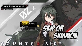 Skip atau Summon Liona | Counter:Side