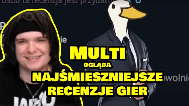 MULTI ogląda NAJŚMIESZNIEJSZE Recenzje Gier #multi #twitch #youngmulti