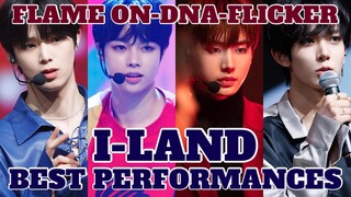 I-LAND RANKING IN PERFORMANCES (Flicker, DNA, Rainism, Flame On, Chamber 5, Fake Love &etc.)