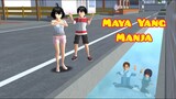Yuta & Mio Masuk Parit Di Tabrak Maya | Maya Yang Manja | Drama Sakura School Simulator