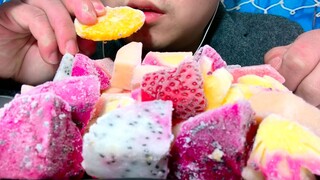 Sounds of Eating Frozen Fruits