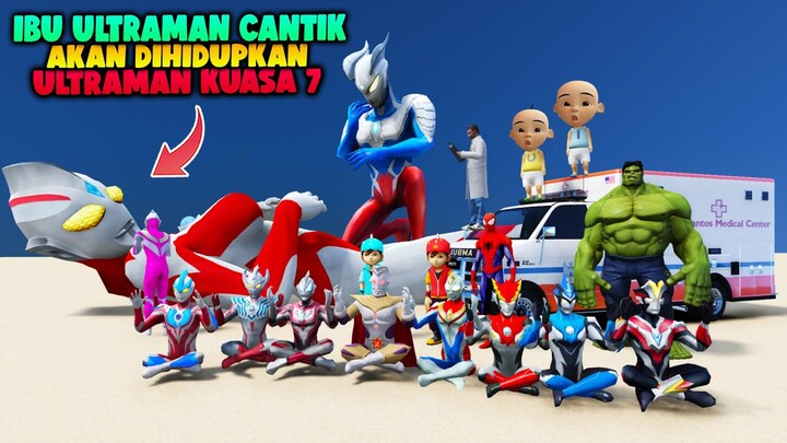 IBU ULTRAMAN CANTIK MENINGGAL AKAN DIHIDUPKAN OLEH ULTRAMAN KUASA 7 & ULTRAMAN DYNA - GTA 5 ULTRAMAN