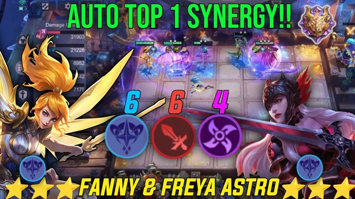 Fanny Astro Freya Astro 664 Synergy Auto Top 1 Magic Chess Best Synergy 2022