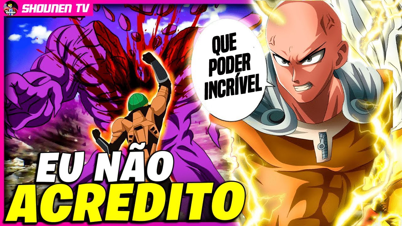 SAITAMA SÉRIO vs GAROU CÓSMICO FINAL! One Punch Man - Capítulo 168  (Completo) em Português - BiliBili