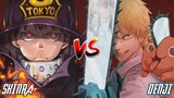 DENJI VS SHINRA (Anime War) FULL FIGHT HD