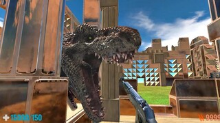 Survive in Ancient Ruins with Carnivore Dinosaurs. Animal Revolt Battle Simulator