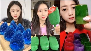 Thánh Ăn Đá Lạnh Như Ăn Kẹo Ngọt, Ăn Trái Cây Bộc Chocola - ASMR Ice Crunchy Eating sound#28