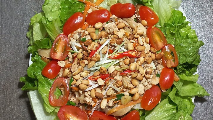 bất ngờ làm món xà lách trộn nấm rất ngon món này đãi tiệc được nha cả nhà