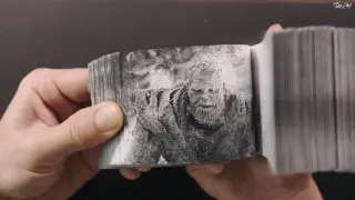 Hand drawing of Iron Man & Thanos